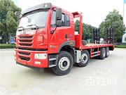 直销解放悍V前四后八 270挖机运输拖板车 专业生产车厂家