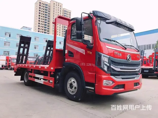 东风华神DV3平板运输车120挖机程力拖板车多少钱 - 图片 7