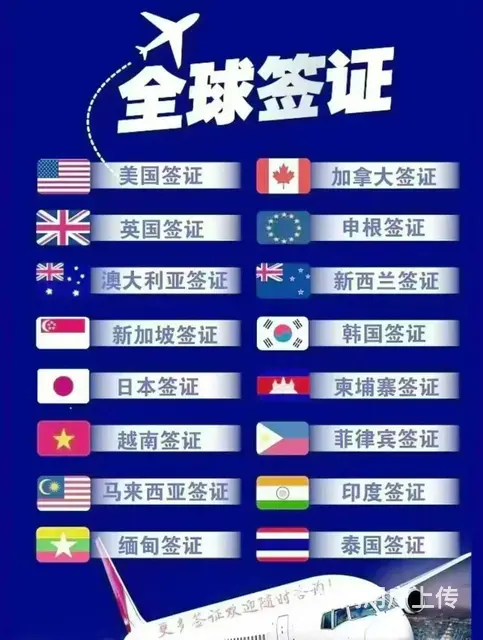 代办各国旅游签证商务签证探亲访友签证 - 图片 1