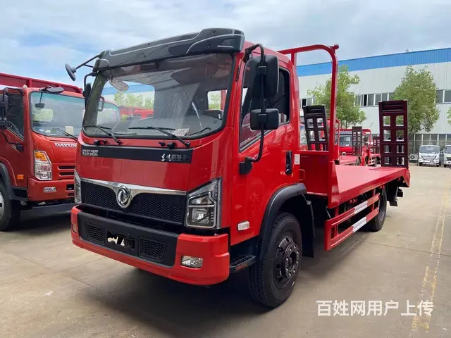二手平板车 东风福瑞卡 可拉75　135钩机拖车 - 图片 3