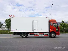 国六解放6.8米冷饮冷藏运输配置报价图片