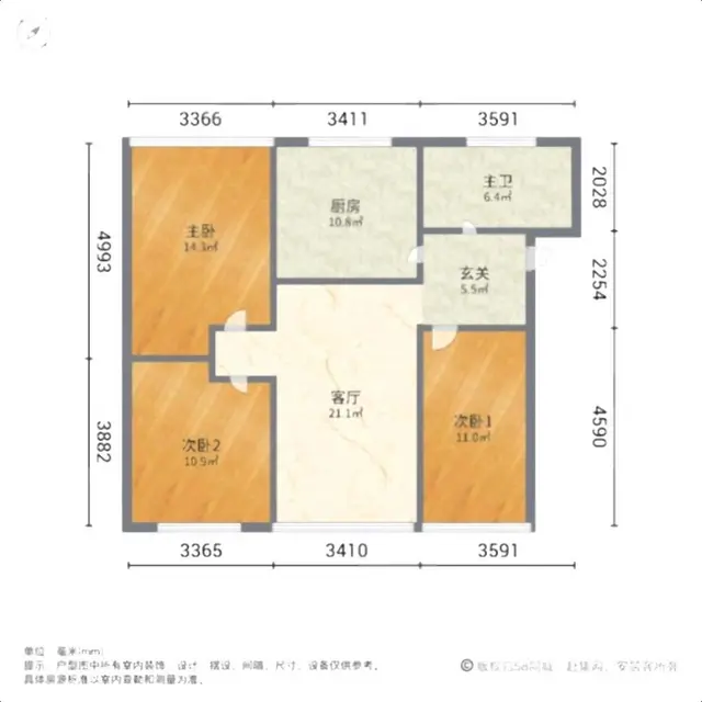麻园路烟厂宿舍三室配套逸夫小学钥匙在手随时看房 - 图片 12
