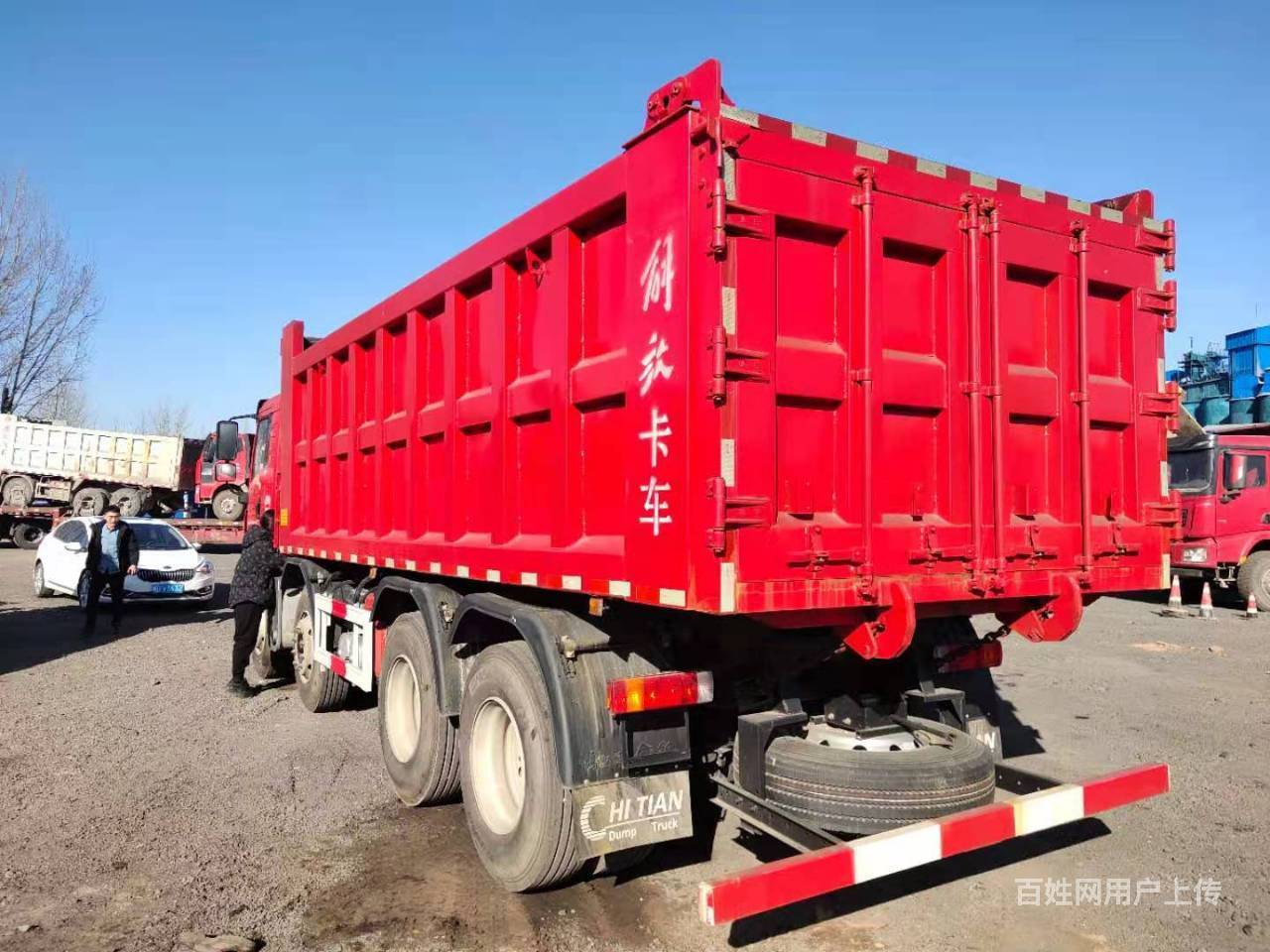 转让纯新车解放悍威前四后八轻型自卸车290马力
