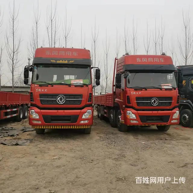 海东20年东风天龙KL前四后八 9.6米高栏货车 - 图片 1