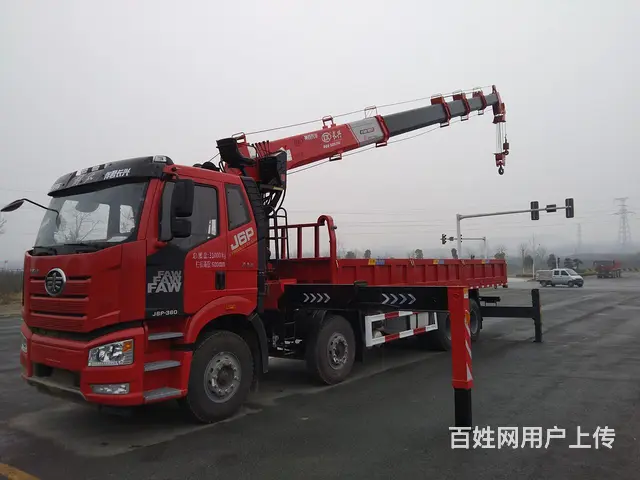 解放国六前四后八三一20吨随车吊 标配散热器 - 图片 11