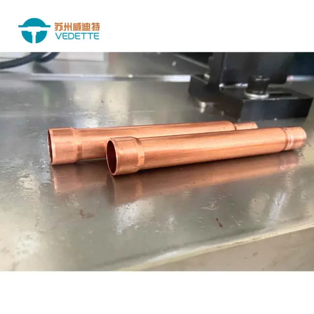 全自动管端成型加工机铜管扩口缩口倒角胀管一体机 - 图片 3