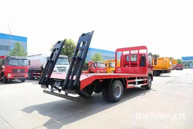 程力平板车 陕汽轩德X9单挖机拖板车玉柴动力价格 - 图片 8