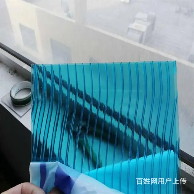 临沂沂南湖蓝pc阳光板沂南蓝色阳光板雨棚 - 图片 10
