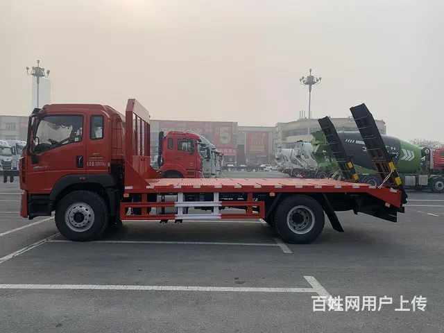 重汽新款国六单桥15吨挖机拖车 可上京牌 - 图片 4