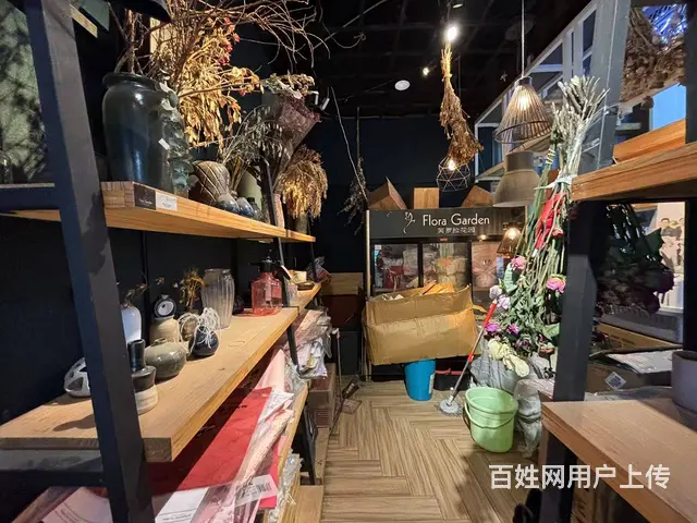 同城推广丨玉泉路袁家村大集第一家55平营业中鲜花店转让 - 图片 4
