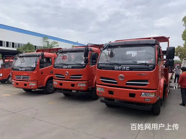 东风福瑞卡单桥平板车锡柴140马力拖12吨挖机板车 - 图片 7