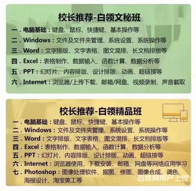 莱芜学电脑办公来山木 - 图片