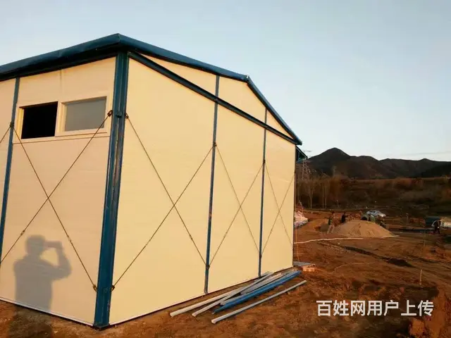 浑源双层彩钢房 批发搭建岩棉板临建房 - 图片 5