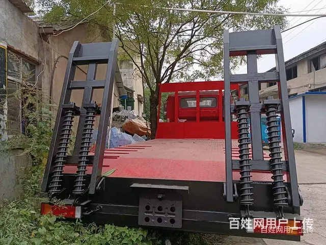 国六东风华神单桥挖机拖车挖机板车 哪里买 - 图片 7