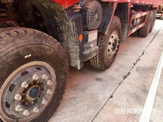 国五解放JH6前四后八自卸车375马力7.6米货箱 - 图片 7