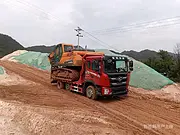 忻州提升桥挖机拖板车直销价 运输260/320挖机拖板车