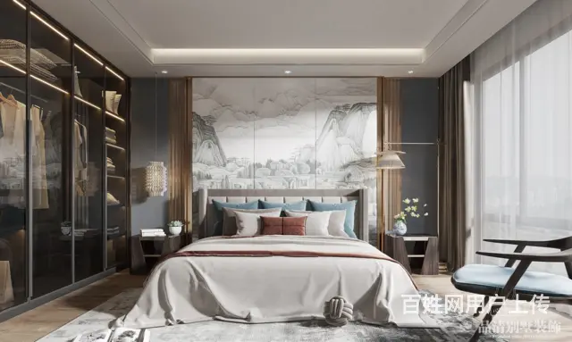 常州别墅装修：735㎡新中式风格——东方雅致美宅 - 图片 8