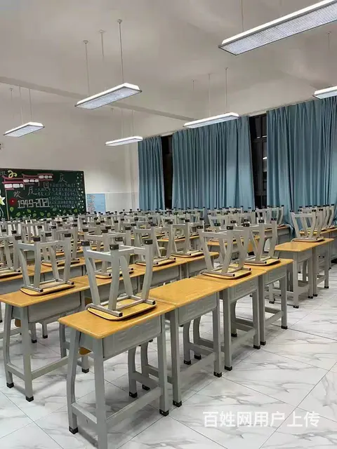 双人课桌 单人课桌 辅导班课桌 升降课桌多媒体课桌 - 图片 5