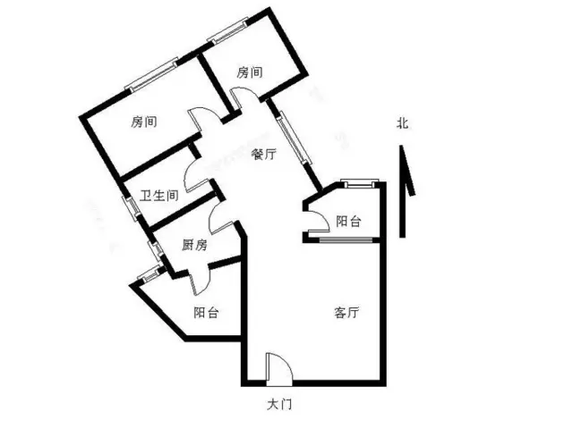 银厦广场 2室2厅60m?普通装修 - 图片 7