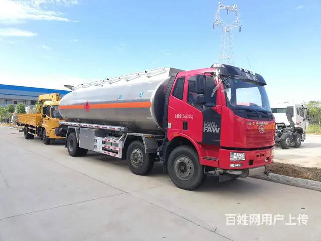 25吨解放后双桥运油车油罐车厂家直销包挂靠上户上牌 - 图片 6