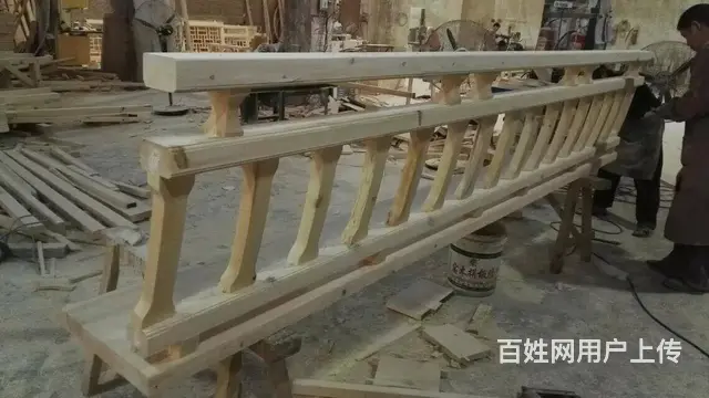 陕西西安实木美人靠中式吴王靠厂家 - 图片 10