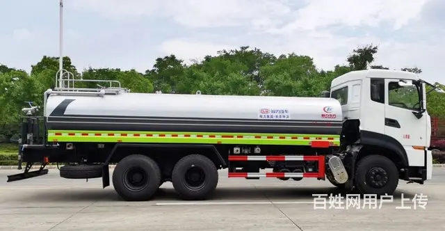 18吨后双桥洒水车 大型工地抑尘车 雾炮抑尘车价格 - 图片 5