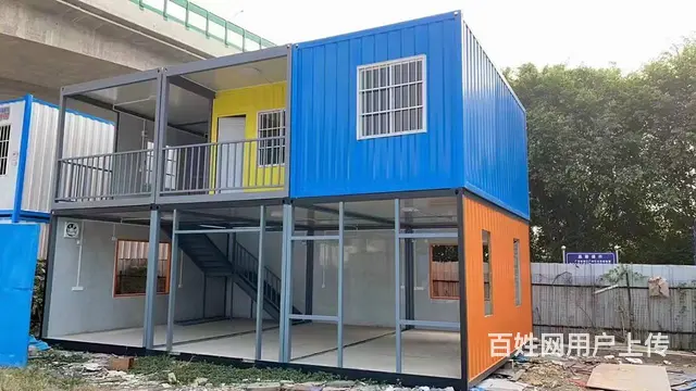 新旧住人集装箱活动房移动办公室卫生间门卫室空调铁床 - 图片 2