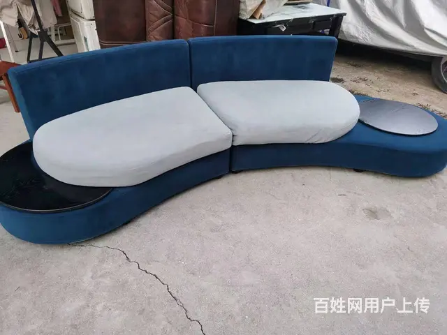 二手布艺沙发一套正常使用无塌陷 - 图片 1