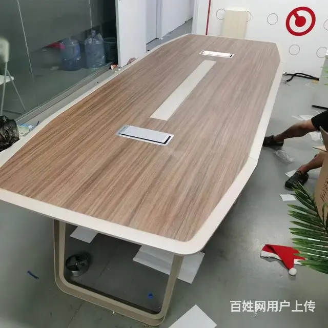 二手开放式卡位出售，老板桌椅经理台会议桌，包送装 - 图片 8