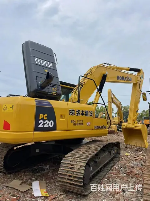 便宜转让二手挖机小松220手续齐全质保一年全国包邮 - 图片 6