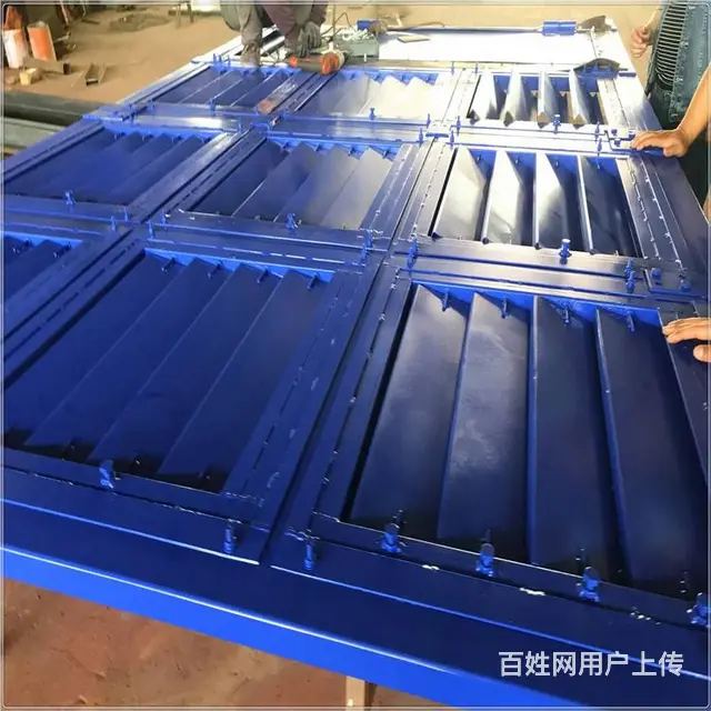 直棂窗式调节风门 百叶窗调节风门竖条排列组合通风快 - 图片 6