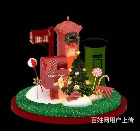 常州春节圣诞节元旦商场酒店布置圣诞树幕墙沙发租赁 - 图片 2