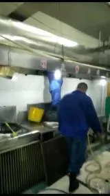 昆山市花桥单位食堂饭店油烟机清洗净化器管道清洗 - 图片 1