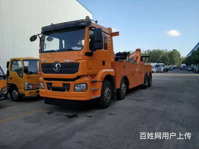 东风一拖二拖吊连体道路救援一拖二带吊清障车拖车价格 - 图片 8