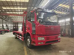 拉150单桥平板运输车 可分期包上牌