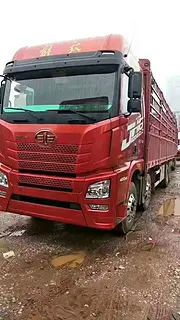 出售解放JH6 420马力 前四后八高栏载货车
