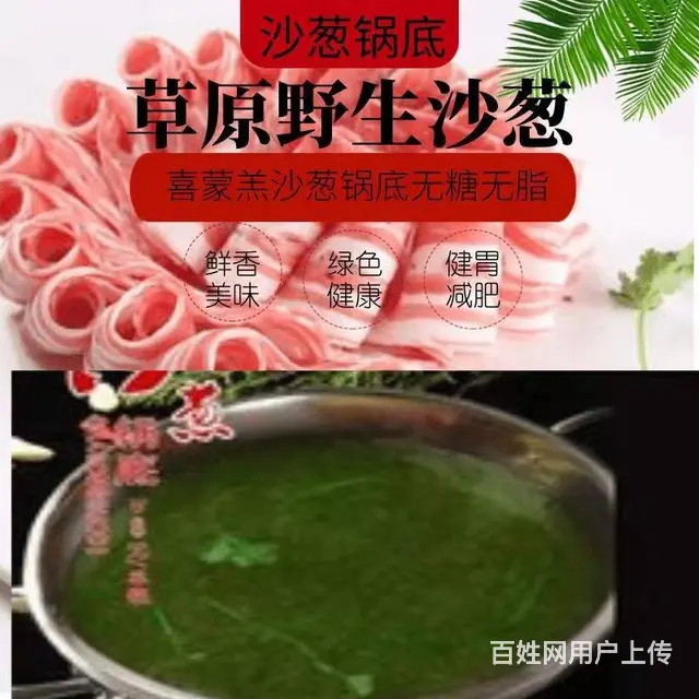 美丽的城市火锅加盟内蒙古喜蒙羔沙葱羊肉批发销售 - 图片 4