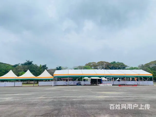 户外活动大型篷房 可定制铝合金大棚 可移动装配式蓬 - 图片 2