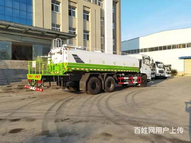 大型工地洒水车,大型运水车,环保双桥洒水车 - 图片 6