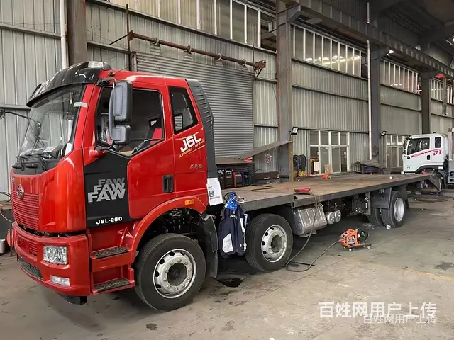 解放拉165挖机挖机拖板车 平板车 品质超越 - 图片 11