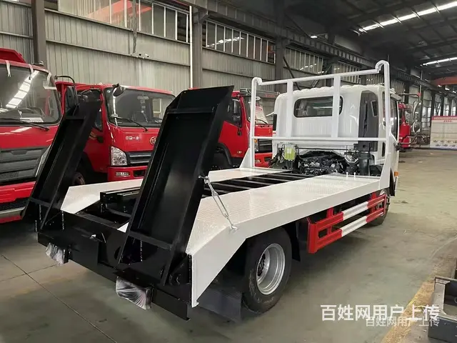 大运拉120挖机平板运输车 放心购买 - 图片 5
