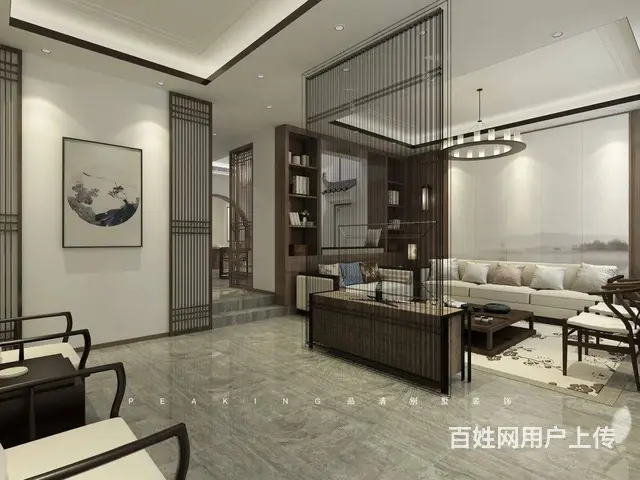 品清别墅案例赏析575新中式心有山海 - 图片 2