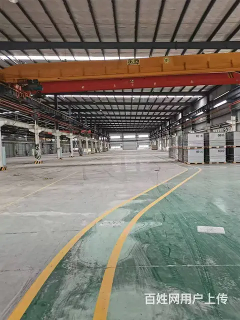 经开区单层带行车钢结构厂房出租 - 图片
