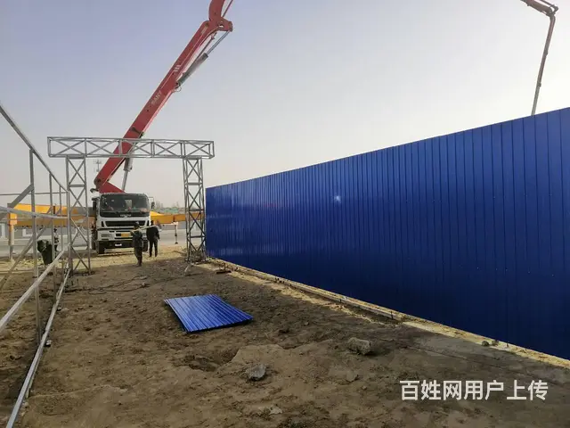 包头市彩钢围挡租赁市政围栏网价格广告墙生产厂家 - 图片 2