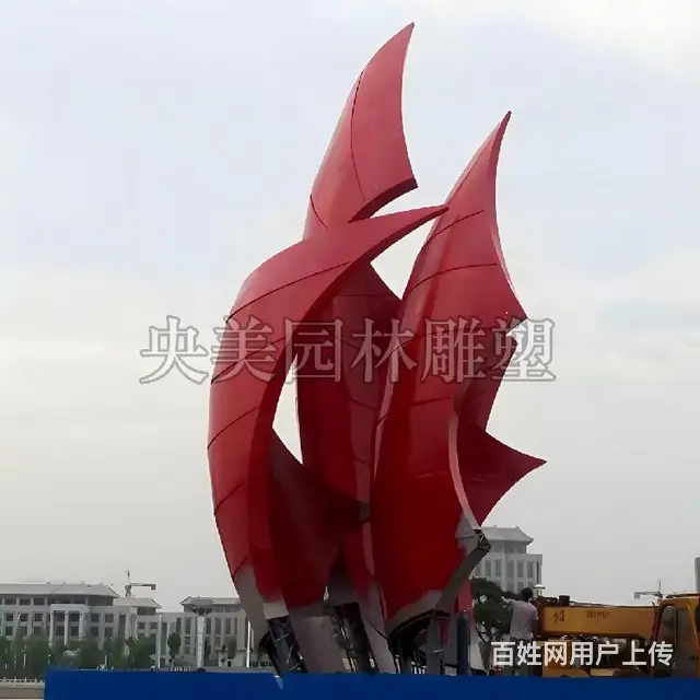 帆船雕塑手工制作,帆船船帆雕塑 - 图片 6