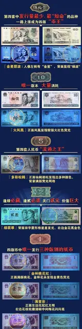 荧光大满贯第四套人民币特种荧光钞124枚 - 图片 4