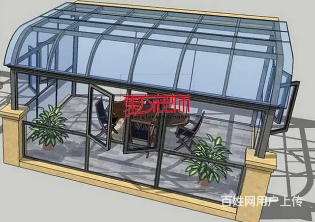 淄博阳光房专业制作安装露台阳台阳光房院子阳光房设计 - 图片 7