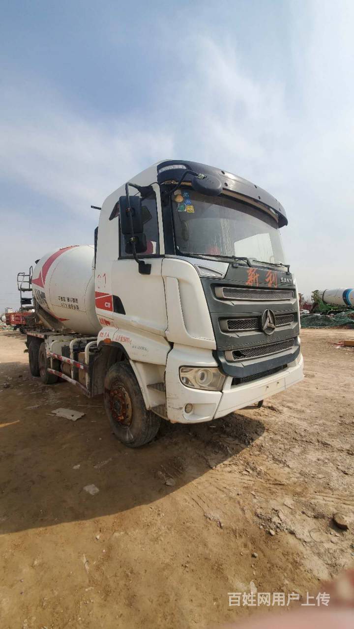 低价转让二手三一搅拌车 国四 大12方 350马力