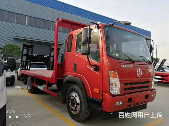 大运黄牌平板车 可拉13吨挖机厂家直销 现车可分期 - 图片 4