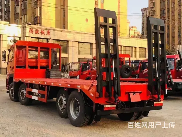 8*2轻量化提升桥挖机拖车 板长9米 - 图片 8